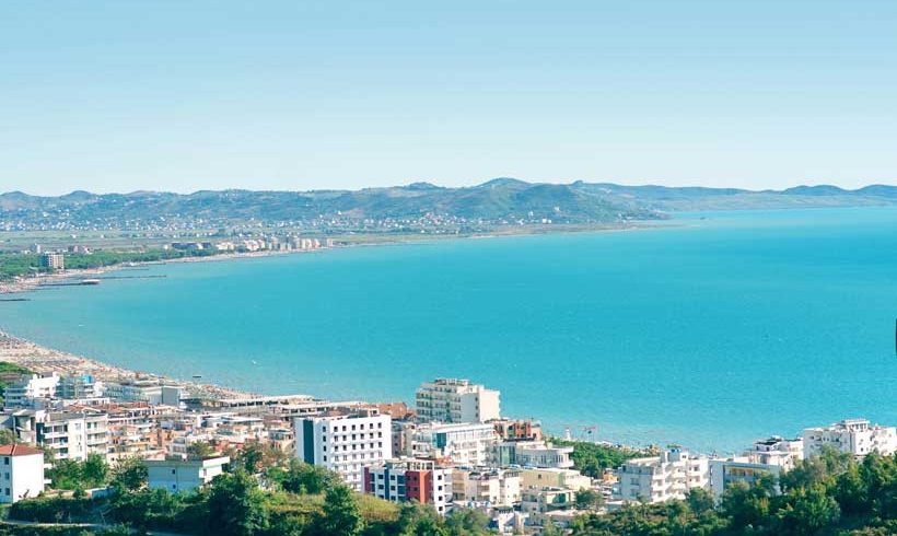 Stunning view of Durres, Albania, with its beautiful coastline and vibrant city life.